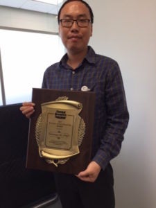 Huiwang Ai holding Toxicology Young Investigator Award