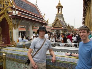 Vientiane, Laos: Dr. Kollmar, chief resident (on right)