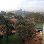 View from the new Mulago hospital looking toward Mengo Hill.
