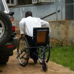 Improvised wheelchair