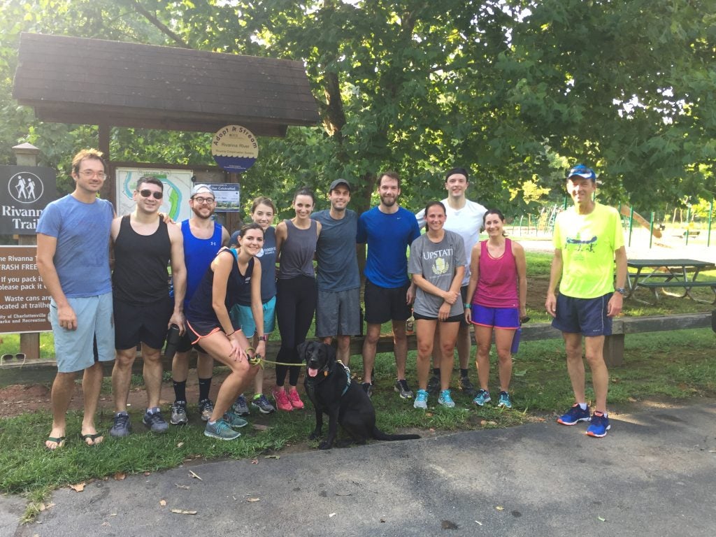 Fun run and breakfast with Department Chair, Dr. George Rich