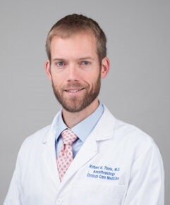 University of Virginia Robert Thiele, M.D., Critical Care Anesthesia Division Chief