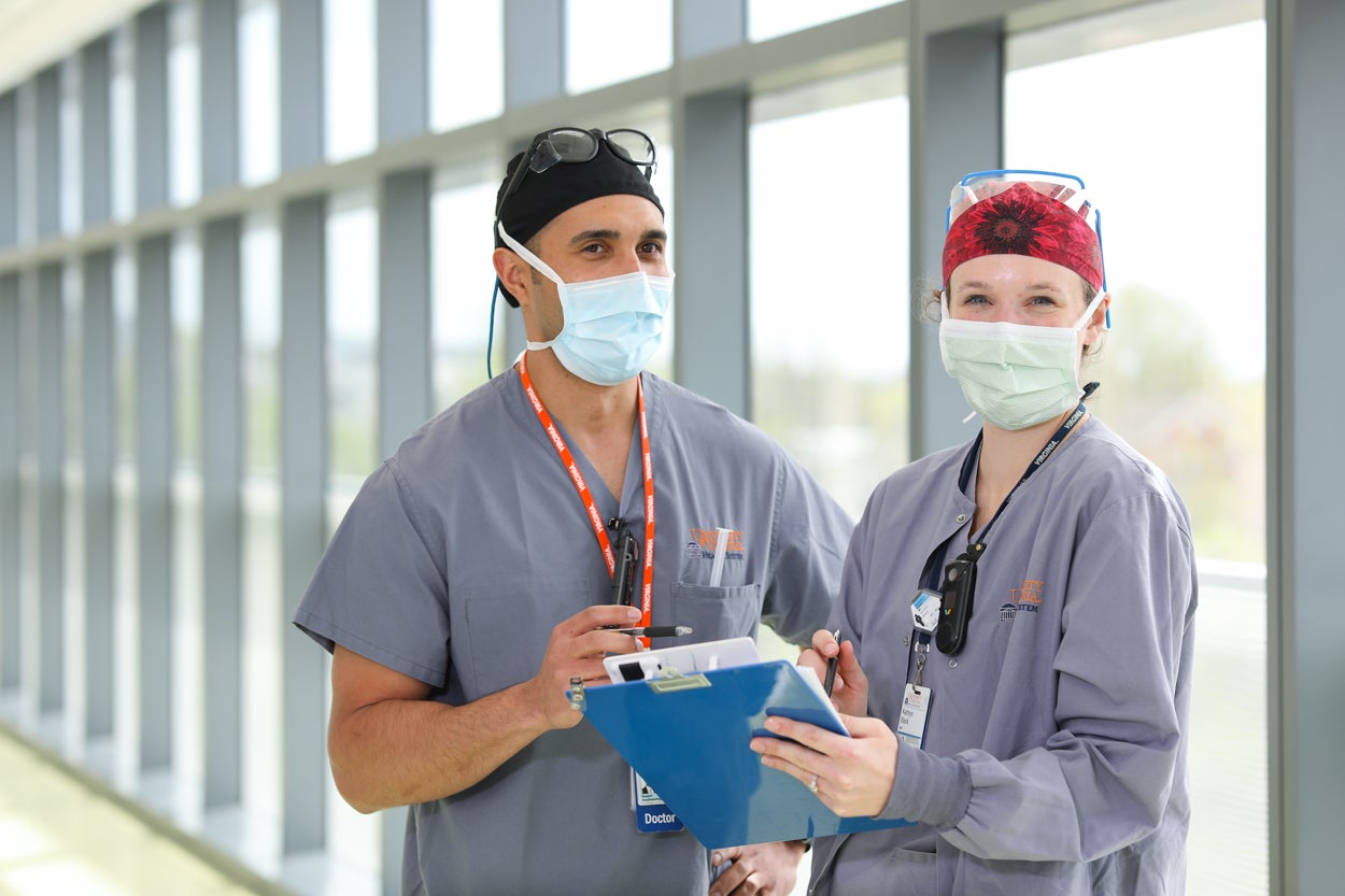 University of Virginia Anesthesiology Residents confer