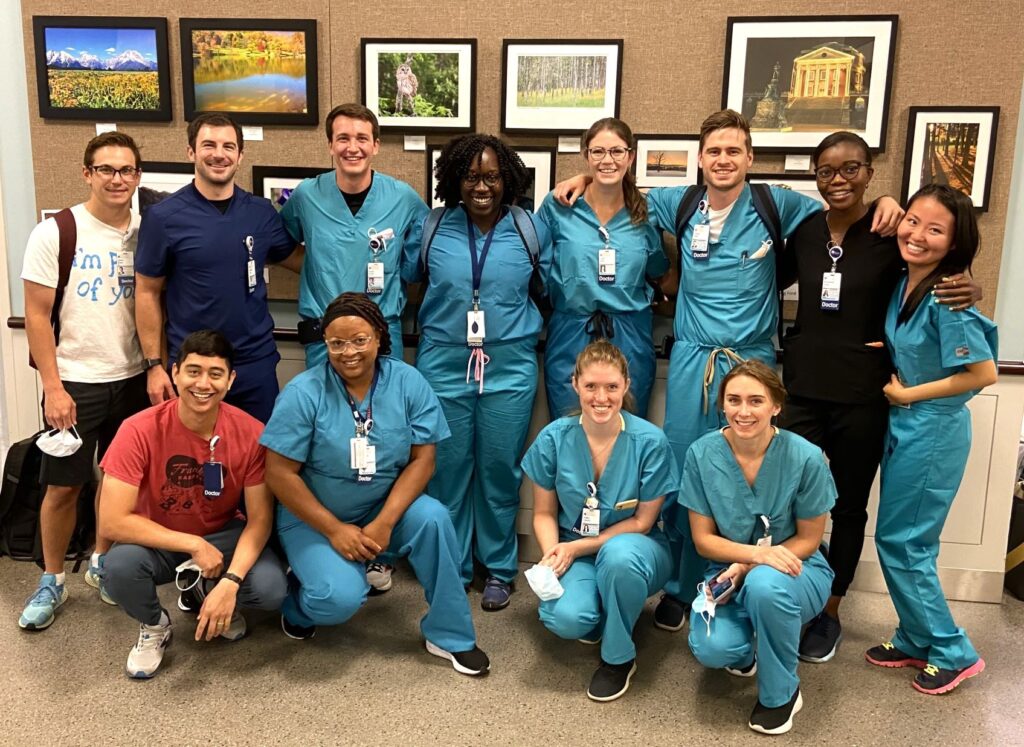 University of Virginia Anesthesiology Residents New Intern Class 2022