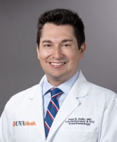 University of Virginia Paul D. Gallo, MD, Cardiothoracic Anesthesiology