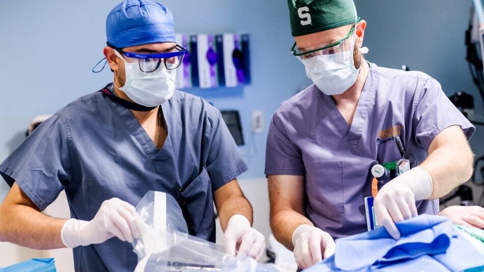 University of Virginia Regional Anesthesia Fellows prepare for Surgery