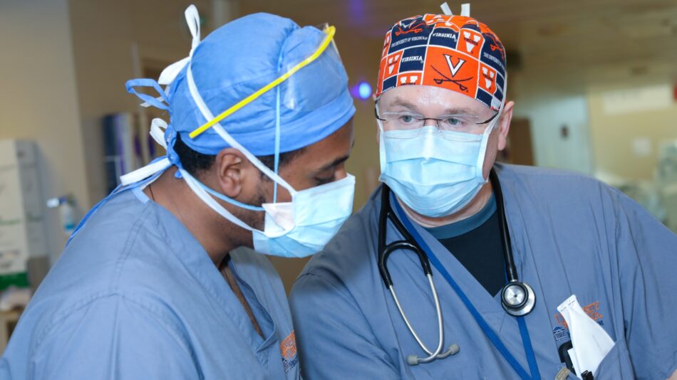 University of Virginia Anesthesia Doctor teaches the Fellows
