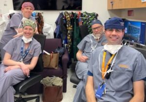 University of Virginia Dr. Amanda Kleiman, Dr. Susan Walters, Dr. Keith Littlewood, and Dr. John McNeil, Cardiothoracic Anesthesiology Division