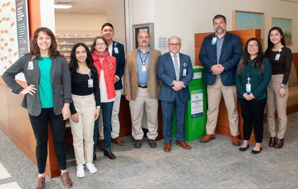 University of Virginia Dr. Bob Goldstein leads his team to create new Drug Take-Back Receptacle at UVA 