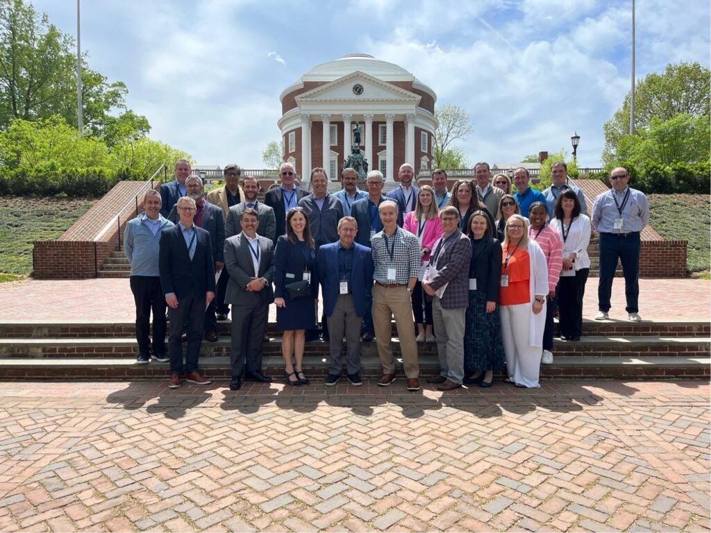 2024 Southern University Department of Anesthesia Chairs Meeting April 19-21, 2024 in front of UVA Rotunda