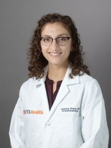 University of Virginia Jessica Zvara, M.D., Vascular Anesthesia Section Chief