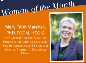 Mary Faith Marshall Woman of the Month