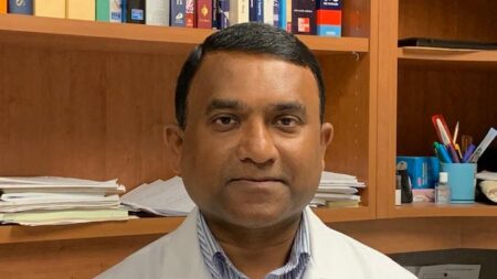 Golam Mohi, a professor in the School of Medicine’s Department of Biochemistry and Molecular Genetics, served as senior researcher. (UVA Health photo)