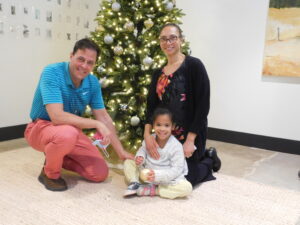 Dr Garrett-Bakelman and family