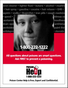 poison prevention flyer for teens
