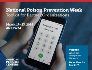 2024 National Poisoning Prevention Week Partner Toolkit cover page