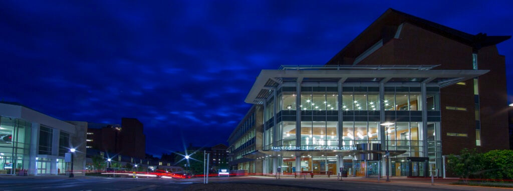 UVA Emily Couric Clinical Cancer Center at Twilight