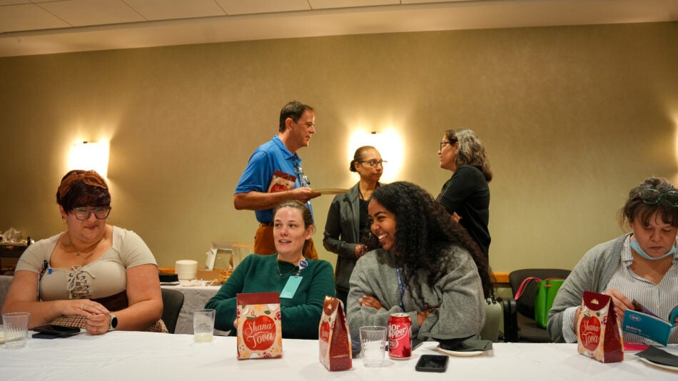UVA Comprehensive Cancer Center team members celebrate the Rosh Hashanah.