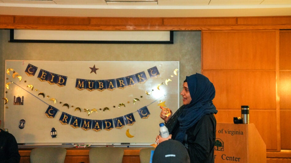 UVA Comprehensive Cancer Center team members celebrate the Eid.
