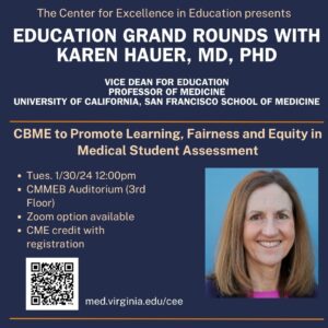 flyer describing EGR info with Dr. Hauer headshot