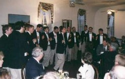 The Virginia Gentlemen at the banquet