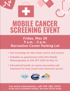 C'burg Mobile cancer screening event