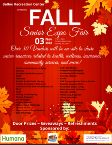 Fall Senior Expo Fair presented by Ballou Receation Center @ Danville | Virginia | United States