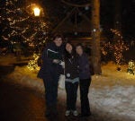 Louise, Brittany, and Alison at Wintergreen Resort in 2011