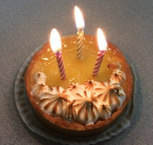 Birthday cake for celebration
