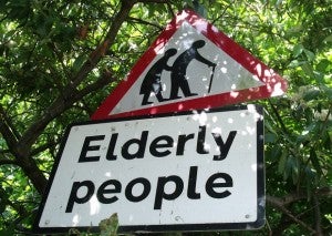 Photo of Elperly People Sign