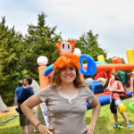 girl with a balloon animal