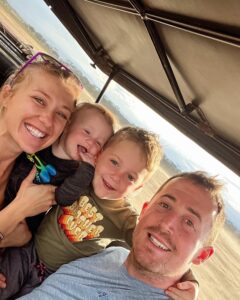 Jake Ottenhoff and family in Kenya