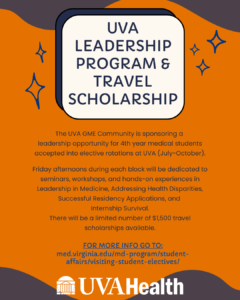 uva leadership program and travel scholarship