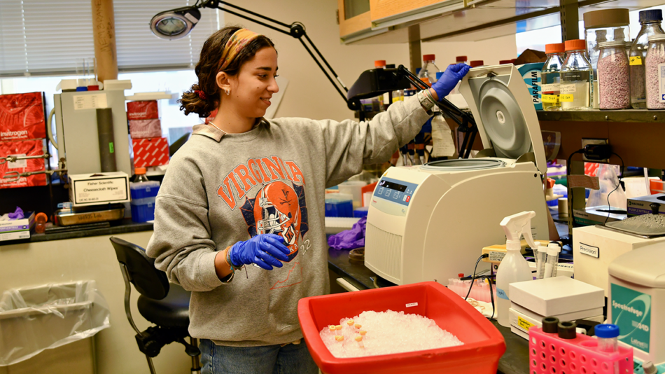 Dr. Thurl Harris Lab in the UVA School of Medicine