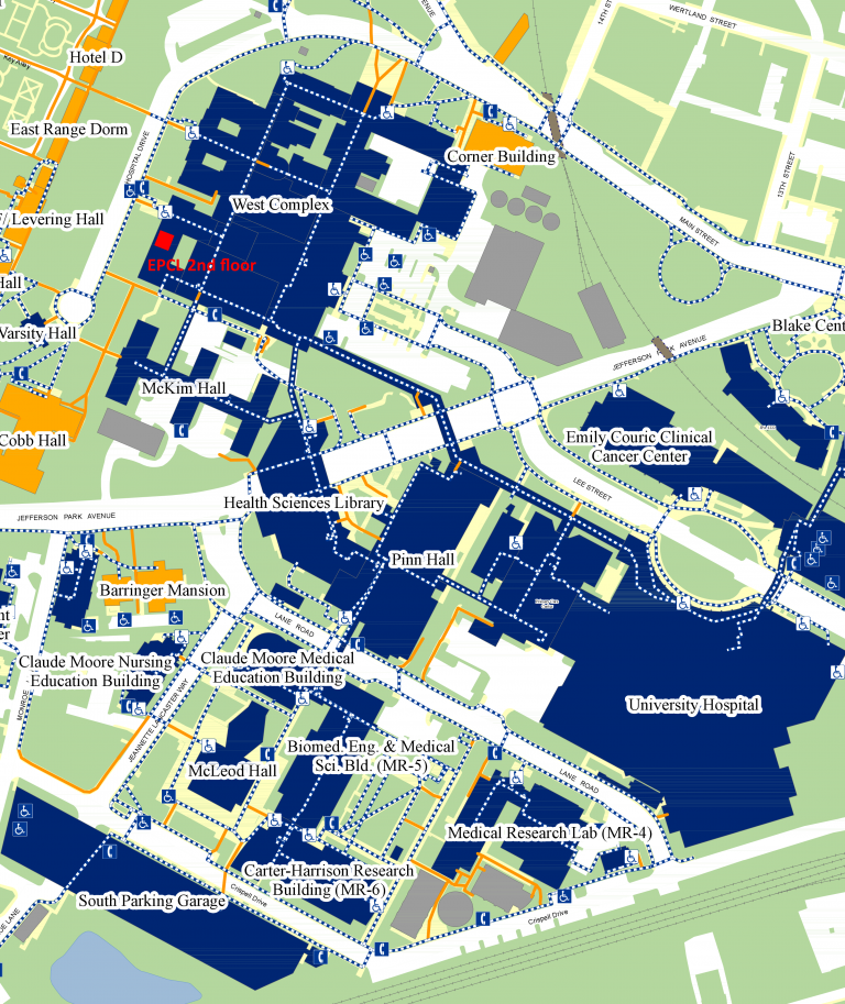 Contact Exercise Physiology Core Laboratory   EPCL Map 768x913 