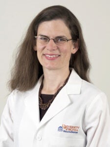 female doctor white coat