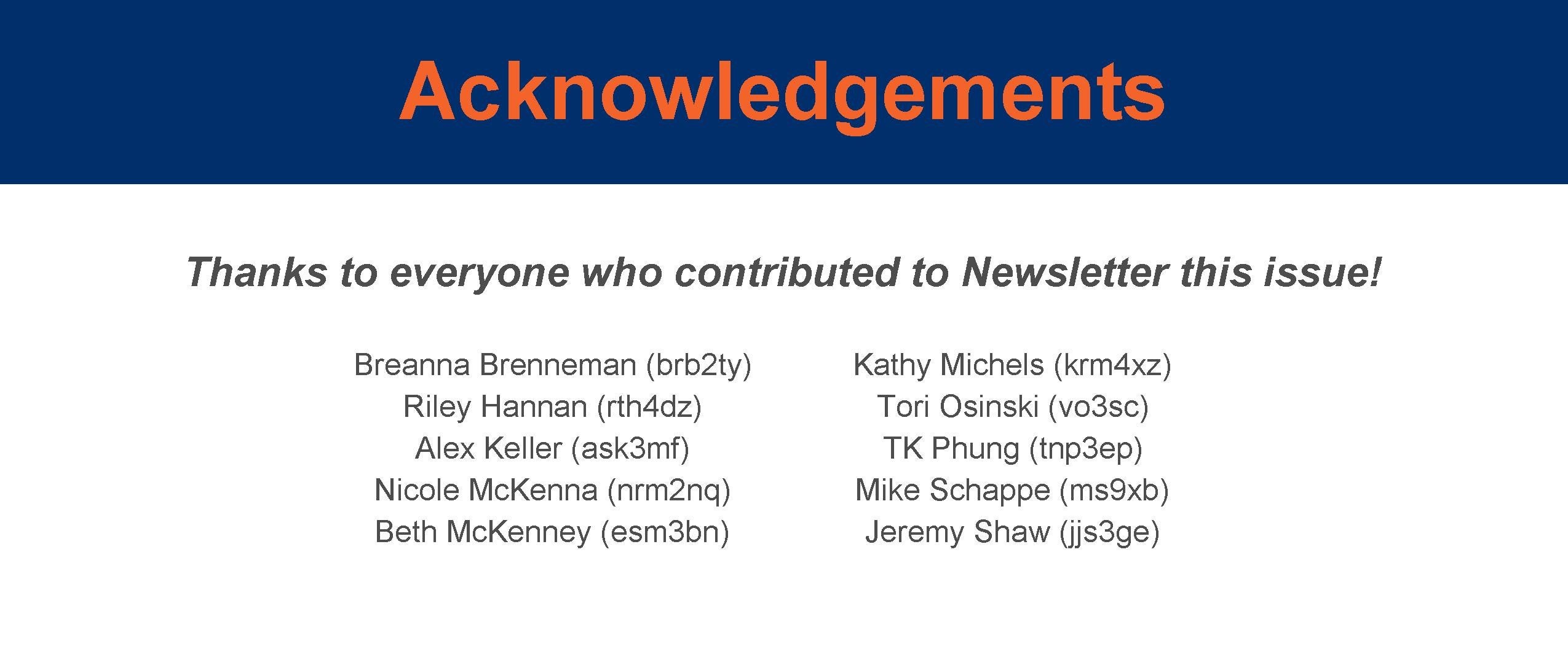 Acknowledgements 1