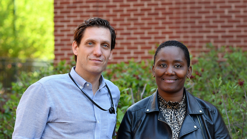 Photo of UVA Drs. Scott Heysell and Stellah Mpagama