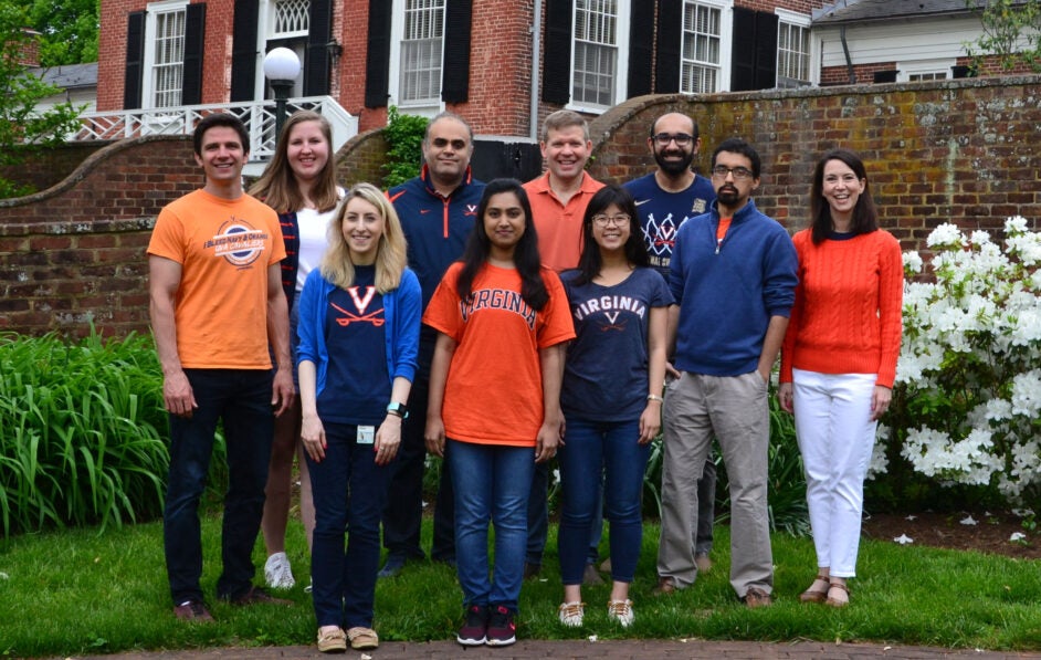 group picture of the Kashatus lab in May 2019