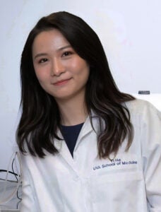 Dr. Yi He, member of the Le Lab