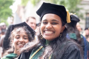 UVA School of Medicine students celebrating graduation