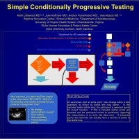 Simple Conditionally Progressive Testing