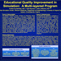 Educational Quality Improvement in Simulation: A Multi-layered Program