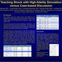 High Fidelity Simulation is Superior to Case-Based Discussion in Teaching Shock