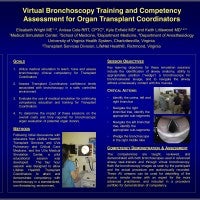 Virtual Bronchoscopy Training and Competency Assessment for Organ Transplant Coordinators