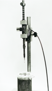 FEI Vitrobot freezing sample in ethane