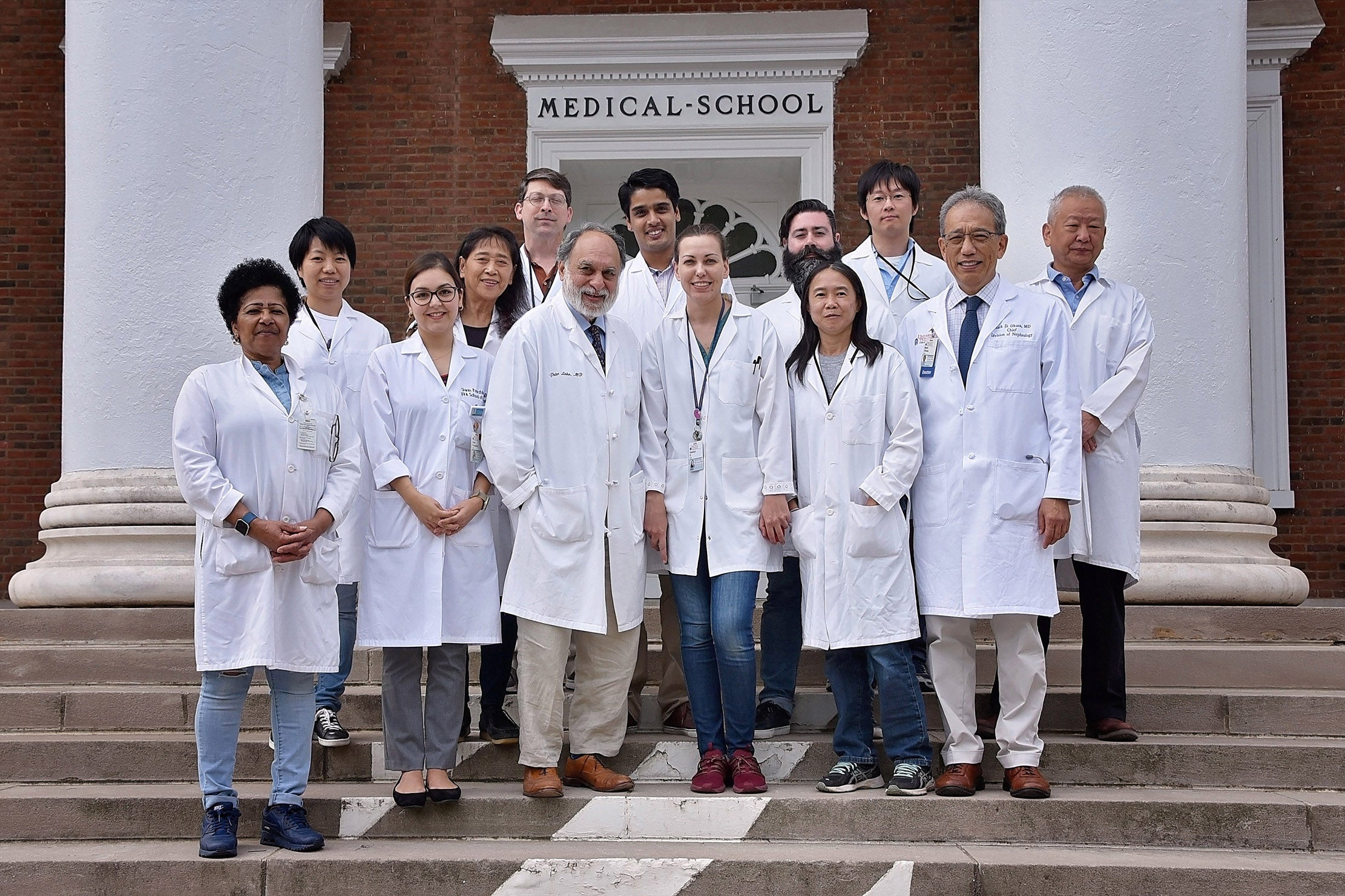 Group picture of the nephrology lab