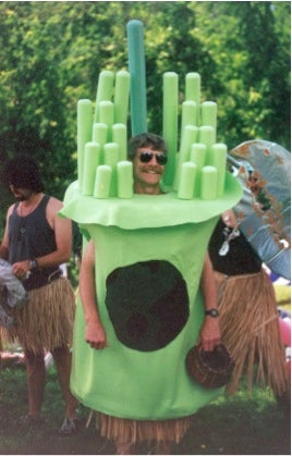 Jeff Corwin in Hair Cell costume