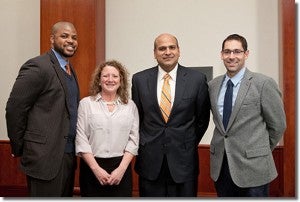 Drs. A. Bobby Chhabra (Division Head), Rashard Dacus, Nicole Deal, and Aaron Freilich