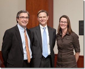 Drs. Mark Abel (Division Head), Mark Romness, and Leigh Ann Lather